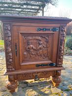 Antieke eiken bar kast in Breughel stijl, Antiek en Kunst, Antiek | Meubels | Kasten, Ophalen