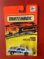Matchbox Ford LTD Police Blauw/Wit zeldzaam MIB ongeopend, Ophalen of Verzenden