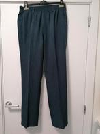 Nieuwe blauw-grijze geklede broek met elastische tailleband., Ophalen of Verzenden, Nieuw, Maat 52/54 (L), Grijs