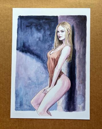Manara - Illustration d'Art - Elle Fanning, Envoi