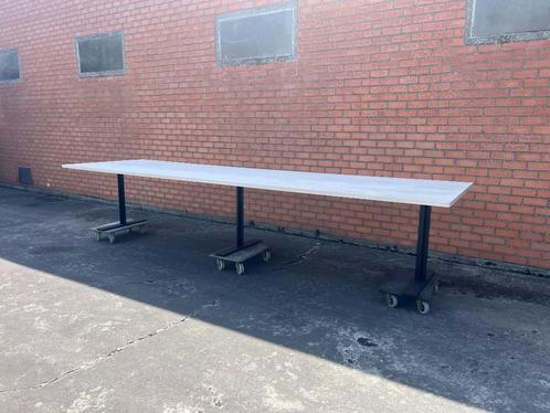 Massieve eiken eettafel – 400 x 110 cm, Huis en Inrichting, Tafels | Eettafels, Nieuw, 100 tot 150 cm, 200 cm of meer, Vijf personen of meer