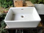 Wasbak vintage in porselein, Doe-het-zelf en Bouw, Sanitair, Ophalen, Gebruikt, Wastafel