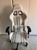 Gaming-/Bureaustoel Gear4U, Huis en Inrichting, Bureaustoelen, Ophalen, Wit, Zo goed als nieuw, Gaming bureaustoel