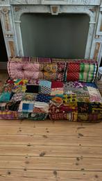 Bohemian stijl vloer kussen met apart rug kussen, Ophalen, Gebruikt, Overige kleuren, Rechthoekig
