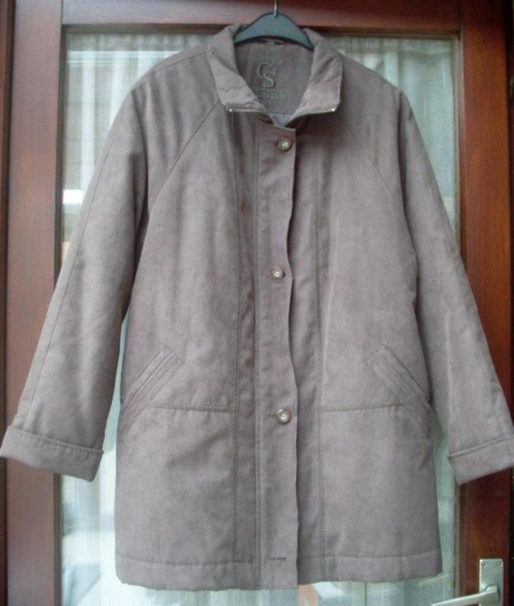 Winterjas City Style rainwear maat L, Kleding | Dames, Jassen | Winter, Gedragen, Maat 42/44 (L), Bruin, Ophalen of Verzenden