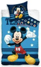 Mickey Mouse Dekbedovertrek 140 x 200 cm - Team, Bleu, Housse de couette, Garçon, Enlèvement ou Envoi