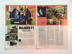 Article sur McLaren F1, Livres, Autos | Brochures & Magazines, Comme neuf, Autres marques, Enlèvement ou Envoi