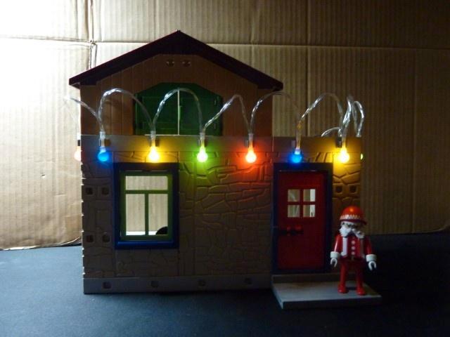 Huis huisje van de kerstman kersthuisje kerst kerststal 1, Kinderen en Baby's, Speelgoed | Playmobil, Gebruikt, Complete set, Ophalen of Verzenden