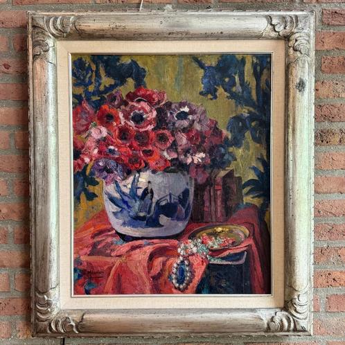 Stilleven Simone Marie Meunier (1890 Paris), Antiek en Kunst, Curiosa en Brocante, Ophalen