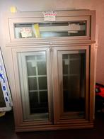 Pvc  fenêtre gris quartz/blanc  Inclinable et orientable, Enlèvement, Neuf