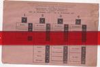 OUDENAARDE - ALOST - Liste électorale du 20 novembre 1921 -, Enlèvement ou Envoi