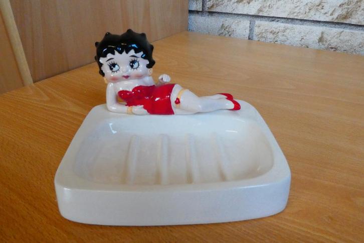 Betty Boop zeephouder Pelzman Design 1983 Vandor, Verzamelen, Beelden en Beeldjes, Nieuw, Ophalen of Verzenden