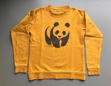 Sweater WWF oker/geel maat 146/152