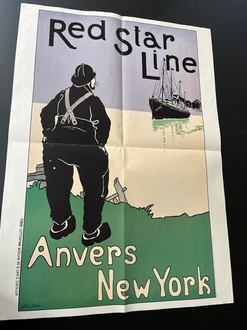 Poster Red Star Line beschikbaar voor biedingen