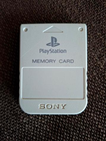 PS1 memory card / geheugenkaart  beschikbaar voor biedingen