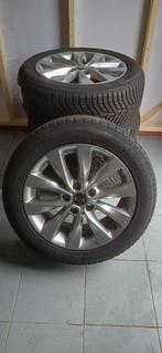 4 winterbanden 215/55/R17 EXTRA LOAD op Al velg, Auto-onderdelen, Banden en Velgen, Ophalen, Banden en Velgen, 17 inch, Winterbanden