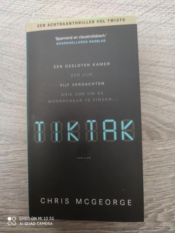 Boek: Chris McGeorge - TikTak, Boeken, Thrillers, Nieuw, Ophalen of Verzenden