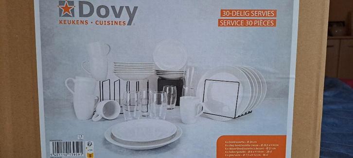 eetservies, Huis en Inrichting, Keuken | Servies, Nieuw, Compleet servies, Effen, Ophalen