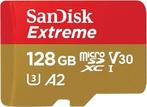 SanDisk Extreme 128 GB microSDXC | Micro SD kaart | Nieuw, Audio, Tv en Foto, Foto | Geheugenkaarten, -, Verzenden, -, Nieuw