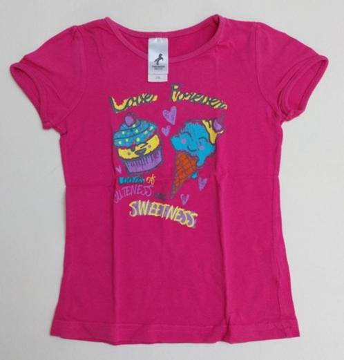 Roze shirtje "Love Forever" - maat 110, Kinderen en Baby's, Kinderkleding | Maat 110, Zo goed als nieuw, Meisje, Shirt of Longsleeve