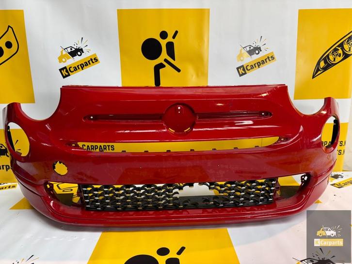Voorbumper Fiat 500 bumper 735619476 2015-2023 origineel, Auto-onderdelen, Carrosserie, Bumper, Fiat, Voor, Gebruikt