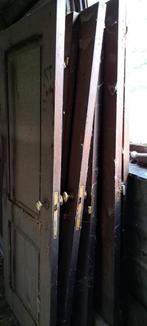 Zes houten binnendeuren, volkern, Doe-het-zelf en Bouw, Deuren en Vliegenramen, Ophalen, Gebruikt, 80 tot 100 cm, Binnendeur