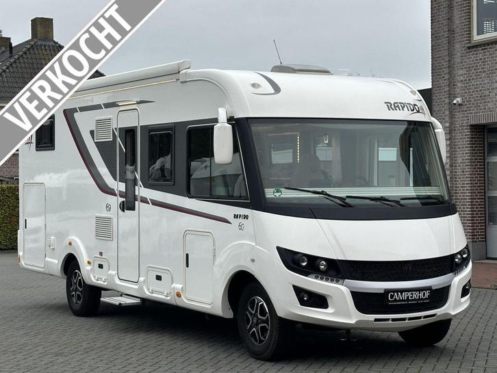 Rapido 8066 DF Heavy chassis 4.400 kg, Caravans en Kamperen, Mobilhomes, Bedrijf, Integraal, Rapido