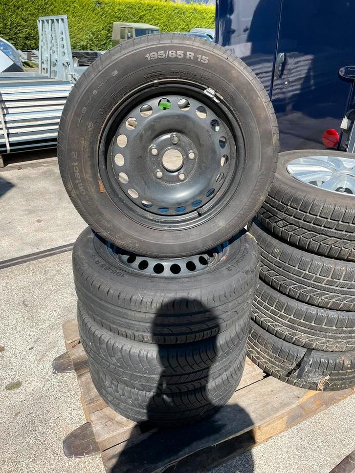 Volkswagen skoda Zomerwielen 195/65 R15 91V, Auto diversen, Overige Auto diversen, Ophalen