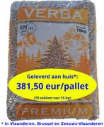 houtpellets VERBA geleverd vanaf €4,75: nu ZOMERPRIJZEN, Tuin en Terras, Brandhout, Ophalen of Verzenden