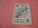 Oude speelkaart Likeur - Genever  Whitman , Lier (53), Verzamelen, Ophalen of Verzenden, Zo goed als nieuw, Speelkaart(en)