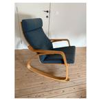 Poang schommelstoel donkerblauw, Huis en Inrichting, Fauteuils, Ophalen, Gebruikt