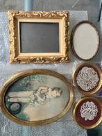 Lot van 5 goudkleurige kaders, Ophalen of Verzenden, Zo goed als nieuw