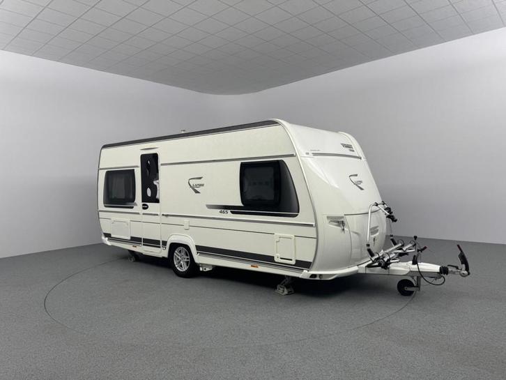 Fendt Saphir 465 SFB Fietsendrager Mover Serviceluik, Caravans en Kamperen, Caravans, Rondzit, Fendt, Lengtebed, 4 tot 5 meter