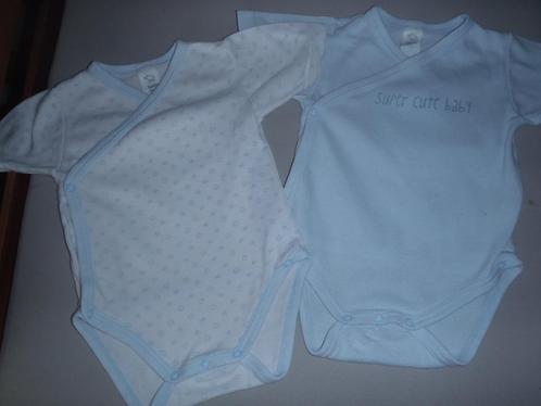 1 set van 2 rompers maat 68, Kinderen en Baby's, Babykleding | Maat 68, Zo goed als nieuw, Jongetje of Meisje, Nacht- of Onderkleding