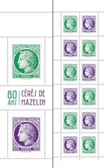 Blok France 80 ans de Cérés De Mazelin Année 2025 neufs, Timbres & Monnaies, Timbres | Europe | France, Envoi, Non oblitéré
