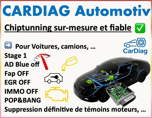 Reprogrammation autos chiptunning (adblue off, stage 1...), Auto diversen, Autogereedschap, Nieuw, Ophalen of Verzenden