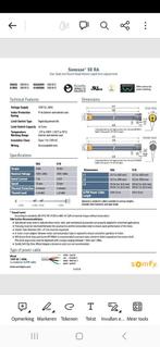 Somfy motoren voor zonneschermen. 6Nm, Tuin en Terras, Ophalen, Zo goed als nieuw
