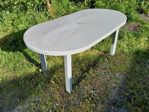 Tuintafel 160x90cm, Tuin en Terras, Tuintafels, Gebruikt, Ophalen