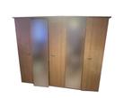 5 deurs kleerkast met spiegels, Huis en Inrichting, Kasten | Kleerkasten, Ophalen, Gebruikt, Met hangruimte, 200 cm of meer