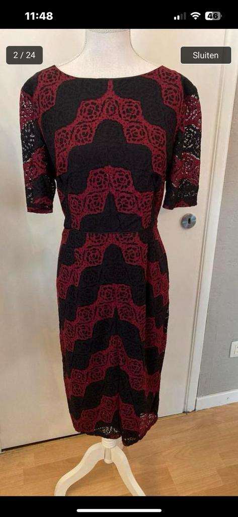 Kwaliteitsvolle jurk van Precis mooie  staat, Kleding | Dames, Jurken, Zo goed als nieuw, Maat 42/44 (L), Zwart, Ophalen of Verzenden