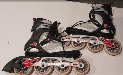 K2 Moto 100, Sport en Fitness, Skeelers, Zo goed als nieuw, Inline skates 4 wielen, K2, Ophalen of Verzenden
