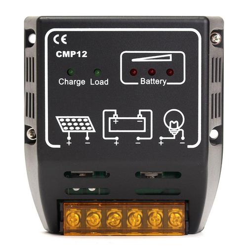 Contrôleur de charge solaire: CMP12 10a 12v/24v. Neuf!, Doe-het-zelf en Bouw, Zonnepanelen en Toebehoren, Nieuw, Overige typen