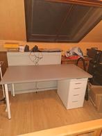 bureau 1m50 op 75cm. rechts schuiven kast, Huis en Inrichting, Bureaus, Ophalen, Zo goed als nieuw, Bureau