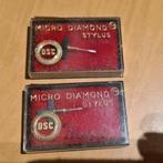 2 naalden voor platenspeler Micro Diamond stylus, Audio, Tv en Foto, Platenspelers, Ophalen of Verzenden, Zo goed als nieuw