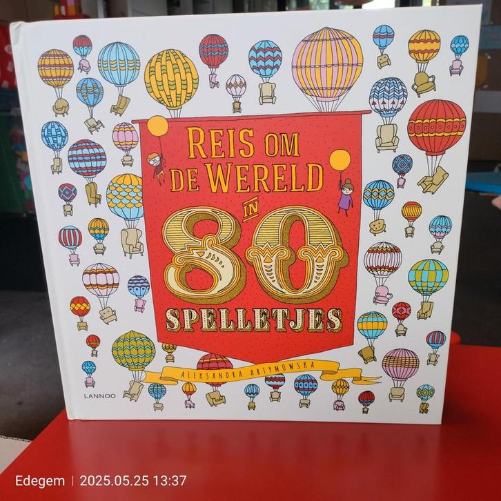 Aleksandra Artymowska - Reis om de wereld in 80 spelletjes, Boeken, Kinderboeken | Jeugd | onder 10 jaar, Nieuw, Ophalen