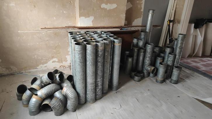 Verwarmingsbuizen uit metaal, Doe-het-zelf en Bouw, Metalen, Gebruikt, IJzer, Ophalen