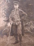 oude foto postkaart militair, Verzenden, Foto, Zo goed als nieuw, Voor 1940