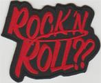 Rock'n'Roll stoffen opstrijk patch embleem #9, Verzenden, Nieuw, Kleding