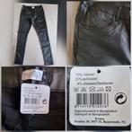Zwarte broek stretch leatherlook NIEUW, Kleding | Dames, Broeken en Pantalons, Nieuw, Ophalen of Verzenden