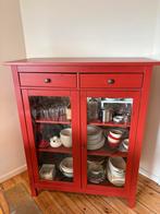 Rood dressoir van IKEA Hemnes. Zonder de inhoud!, Huis en Inrichting, Ophalen, Gebruikt, 100 tot 150 cm, 50 tot 100 cm